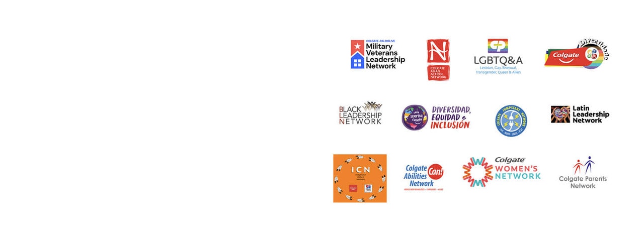 Collage of multiple Colgate-Palmolive Employee Resource Groups (ERGs), representing diverse and supportive communities.